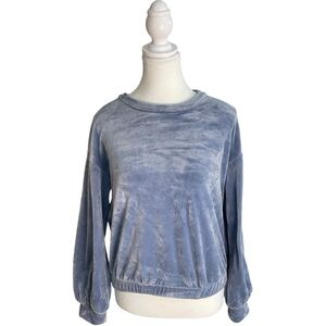 Ugg Shanara Velvet Fleece Sweatshirt Blue